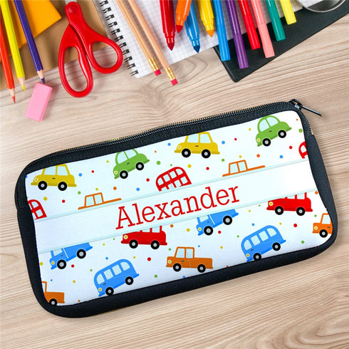 Personalized Cars Pencil Case - Sunny Jar Personalized™