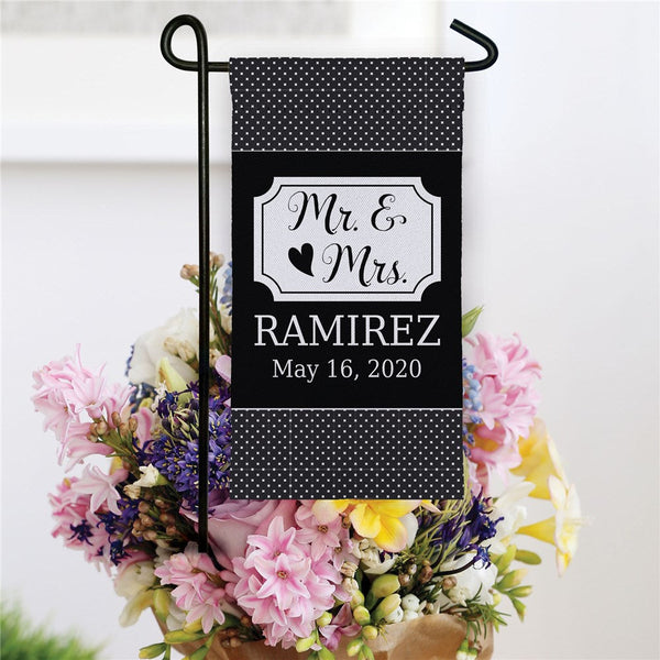 Personalized Mr. & Mrs. Mini Garden Flag - Sunny Jar Personalized™