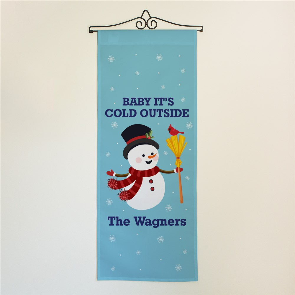 Personalized Baby It's Cold Outside Wall Hanging - Sunny Jar Personalized™