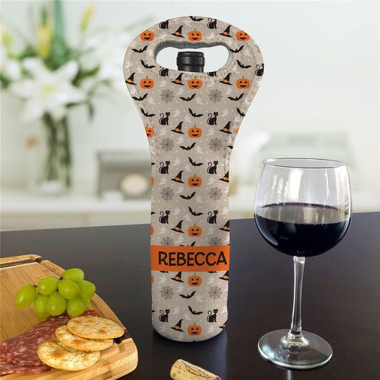 Personalized Halloween Wine Gift Bag - Sunny Jar Personalized™