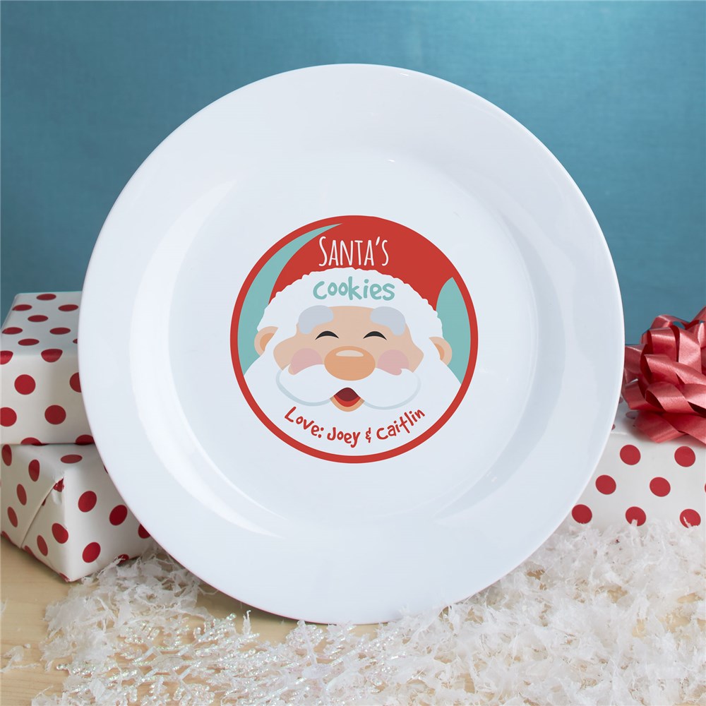 Personalized Santa's Cookies Plate - Sunny Jar Personalized™