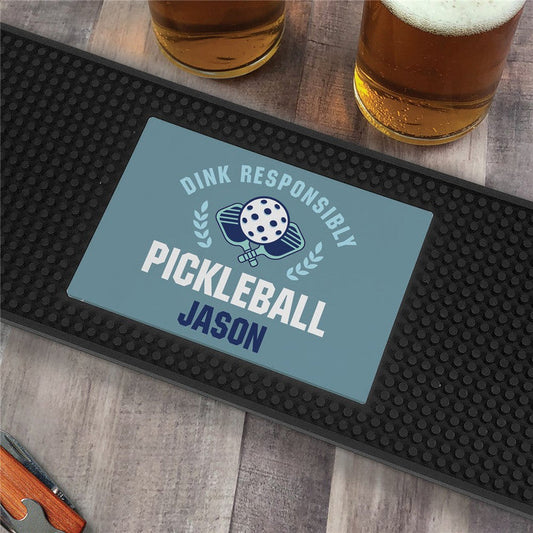 Personalized Dink Responsibly Bar Mat - Sunny Jar Personalized™