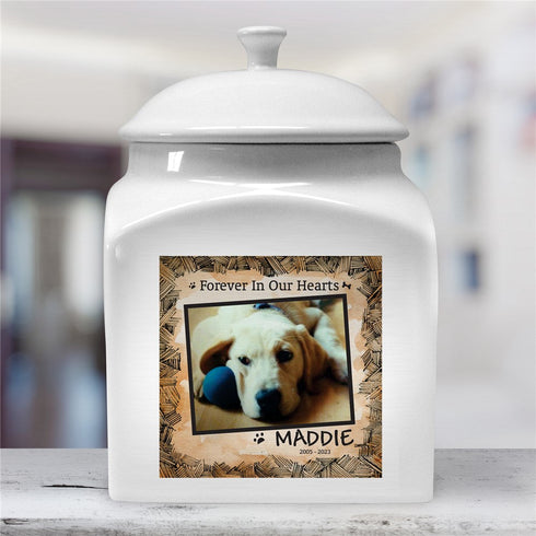 Personalized Ceramic Dog Photo Urn - Sunny Jar Personalized™