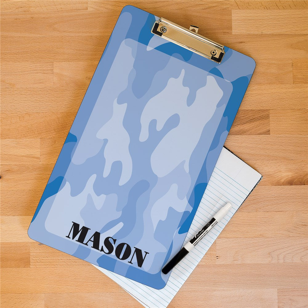 Personalized Camo Clipboard - Sunny Jar Personalized™