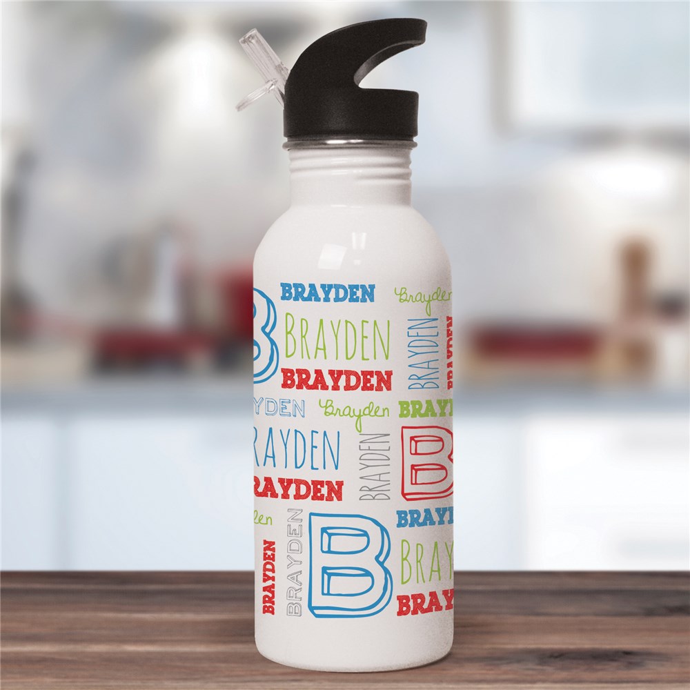 Personalized Kid's Name Water Bottle - Sunny Jar Personalized™