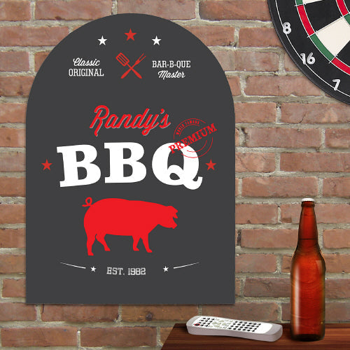 Personalized BBQ Wall Sign - Sunny Jar Personalized™