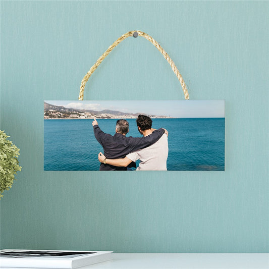 Personalized Photo Upload Rope Hanging Sign - Sunny Jar Personalized™