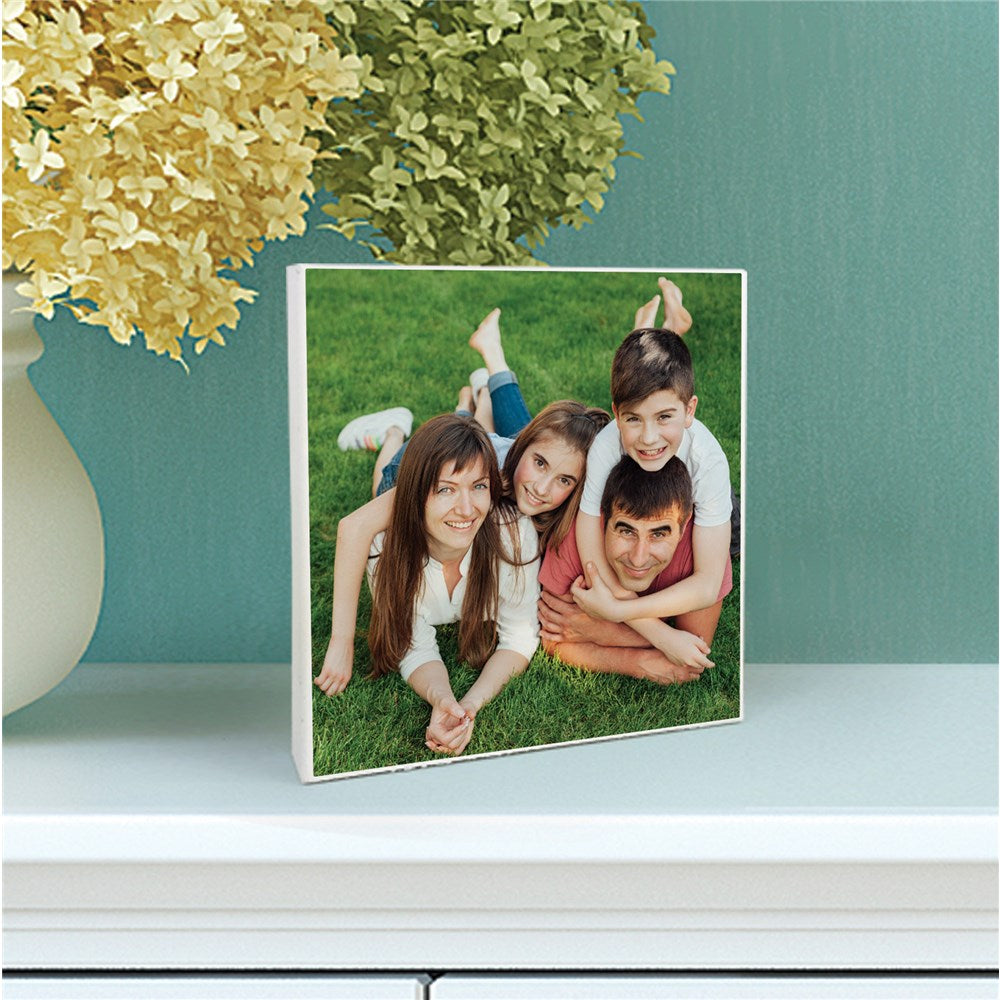 Personalized Photo Upload 6x6 Table Top Sign - Sunny Jar Personalized™