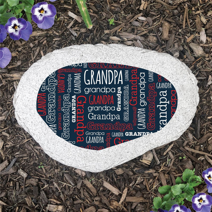 #1 Grandpa Garden Stone - Sunny Jar Personalized™