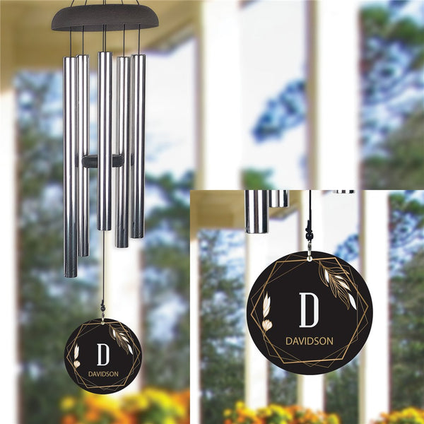 Personalized Minimalist Gold Frame Wind Chime - Sunny Jar Personalized™