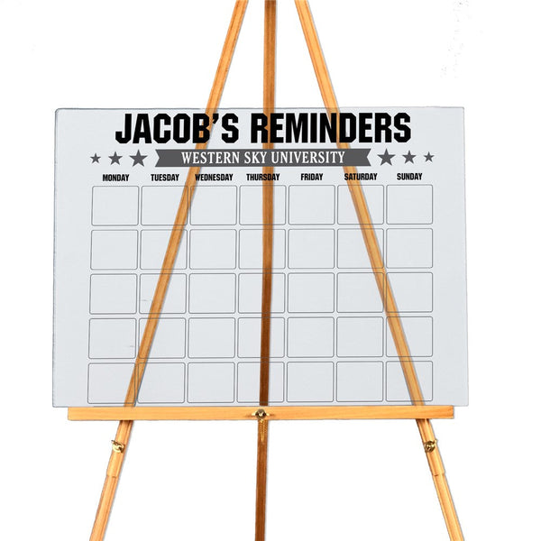 Personalized Stars & Banner Calendar Acrylic Sign - Sunny Jar Personalized™