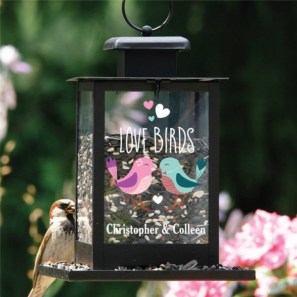 Personalized Love Birds Bird Feeder - Sunny Jar Personalized™