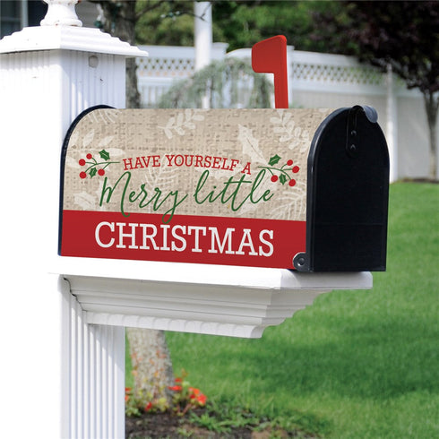 Personalized Have Yourself a Merry Little Christmas Mailbox Cover - Sunny Jar Personalized™