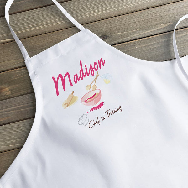 Personalized Chef In Training Kids Apron - Sunny Jar Personalized™